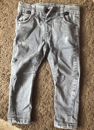 Джинсы очень мягкие и хорошо тянутся 80-86