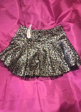 Спідниця юбка red orange