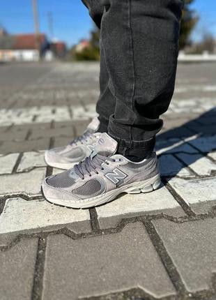 Женские кроссовки new balance 2002r grey black v2 / smb