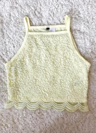 Майка топ мереживна