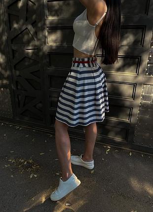 Юбка в полоску