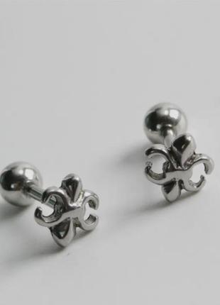 Сережки chrome hearts