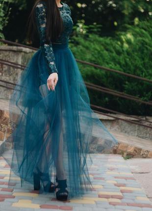 Комплект . платье на выпускной, свадьбу.