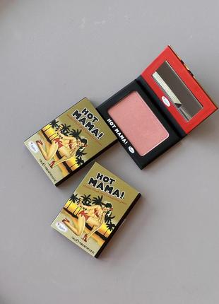 Румяна и тени для век thebalm hot mama 7 г