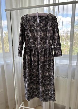 Платье vovk с животным принтом