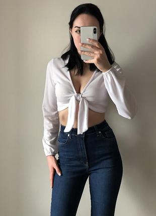 Топ с длинными рукавами
