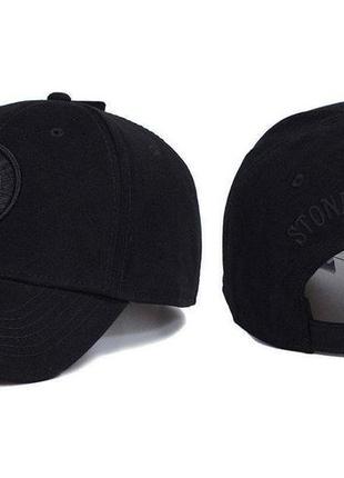 Кепка стон айленд чорна / кепки stone island