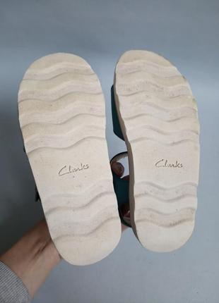 Кожаные босоножки clarks5 фото