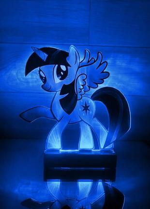 Дитячі нічники май літл поні епплджек / пінкі пай / іскорка