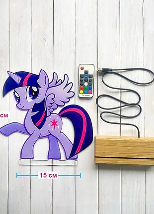 Дитячі нічники май літл поні епплджек / пінкі пай / іскорка