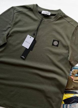 Футболка стон айленд хаки / футболки stone island