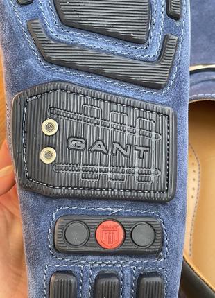 Мужские кожаные мокасины gant4 фото