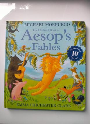 Книга англійською мовою aesop's fables для дітей казки езопові байки1 фото