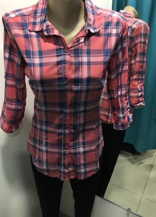 Красная рубашка в клетку