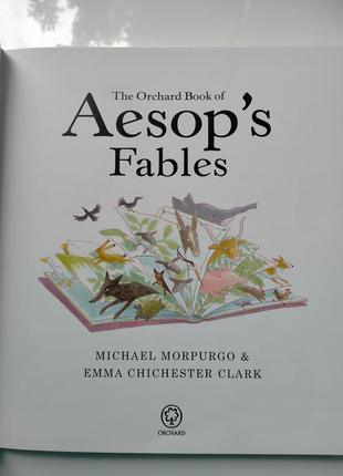 Книга англійською мовою aesop's fables для дітей казки езопові байки3 фото