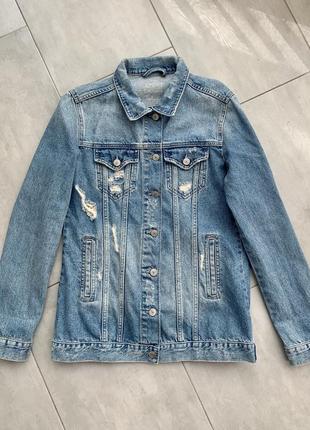 Джинсова куртка zara