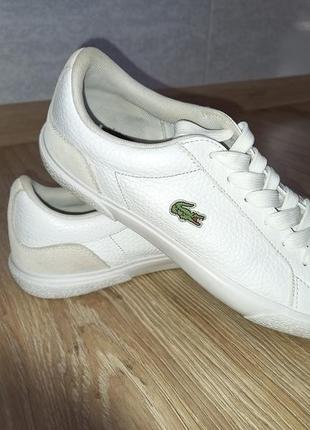 Lacoste кросівки жіночі білі оригінал, 39 р., натуральна шкіра