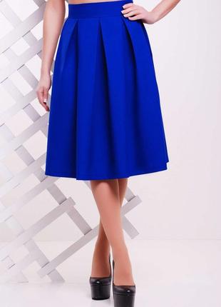 Шикарная женская юбка, насыщенного цвета 46-48 размера, бренд oasis2 фото