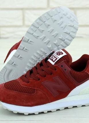 Стильные женские замшевык кроссовки new balance1 фото