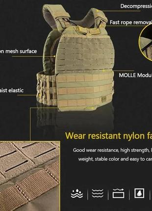 Жилет тактический балистический мультикам plate carrier multicam2 фото