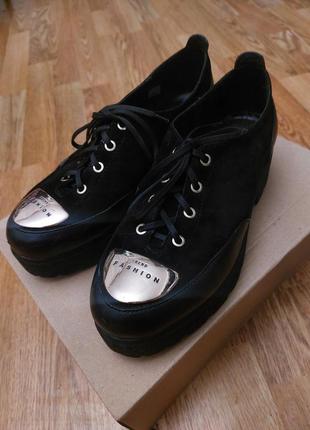 Стильні жіночі туфлі з натуральної шкіри, 36 розмір
