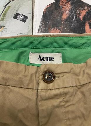 Брюки чіноси acne studios guy wood chino pants8 фото