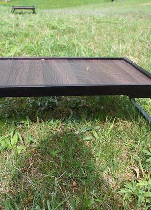 Поднос деревянный складной , столик для завтрака в кровать, столик для завтрака из дерева.4 фото