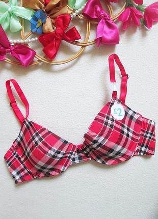 Классный бюстгальтер в клетку secret possessions 💜💖💜