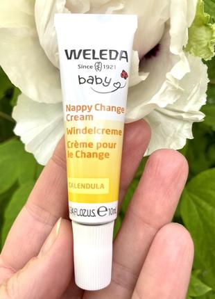 Детский крем для защиты кожи в области пеленания с календулойweleda calendula napy change cream1 фото