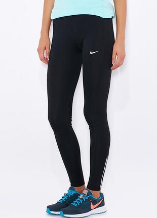 Nike run sweat  женские спортивные лосины