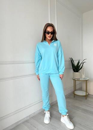 Спортивный костюм женский мокко двухнитка5 фото