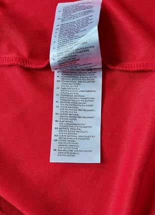 Женская футболка adidas monogram 3-stripes in scarlet red7 фото