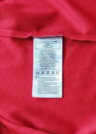 Женская футболка adidas monogram 3-stripes in scarlet red6 фото