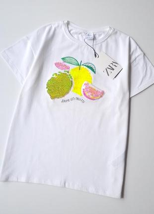 Футболка підліткова бавовняна zara