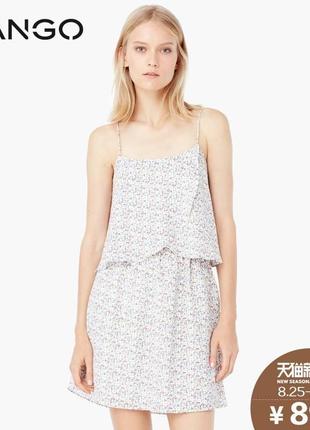 Платье сарафан от mango цветочный принт