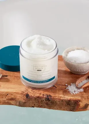 Скраб для кожи головы и волос с морской солью christophe robin cleansing purifying scrub, 75 мл
