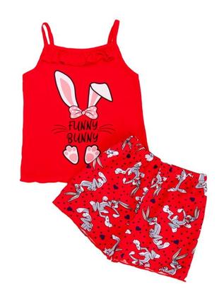 Летняя пижама легкая, летняя пижама легкая, хлопковая пижама для девочки5 фото