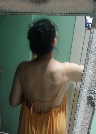 Стмльна сукня максі з цікавим декольте на спинці6 фото