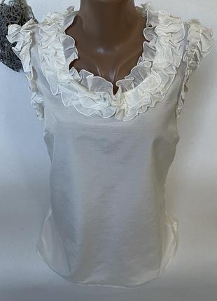 Шикарная нежная блуза шелк 30%