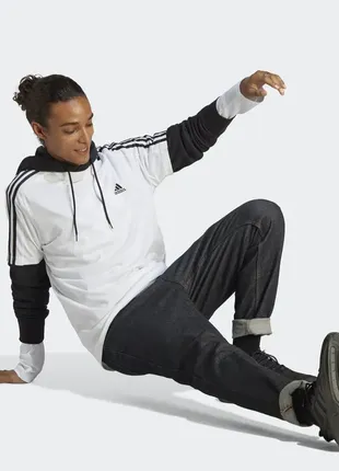 Футболка adidas essentials single jersey 3-stripes4 фото