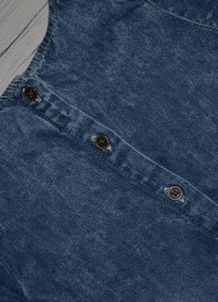 9 - 12 месяцев 80 см обалденное джинсовое платье сарафан для малышки next некст6 фото