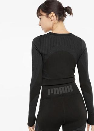 Кофта для тренувань puma seamless long sleeve fitted women's training tee оригінал