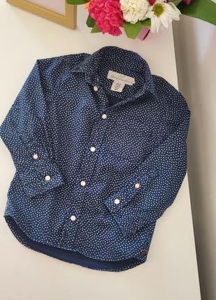 Фирменная рубашка h&m( 2-3роки)