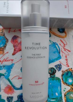 Missha time revolution the first essence lotion освітлювальний лосьйон для обличчя