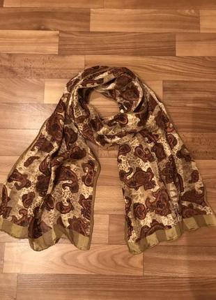 Шарф-шаль в принт пейслі