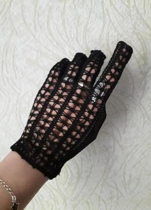 Винтаж перчатки вязаные
