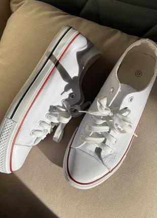Кеды converse; кеды белые унисекс 40-41