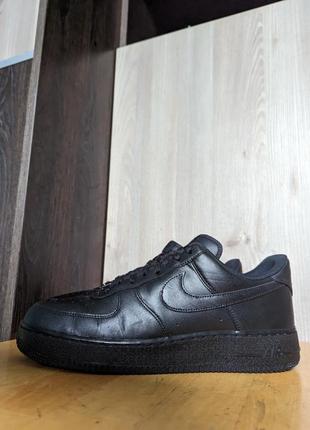 Nike air force 1 - кожаные кроссовки