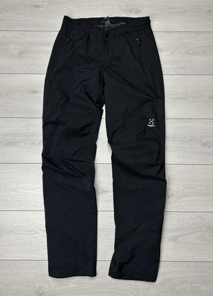 Haglofs gore tex треккинговые брюки черные мужские размер м