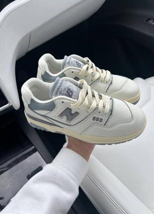 New balance 550 silver new, este3 фото